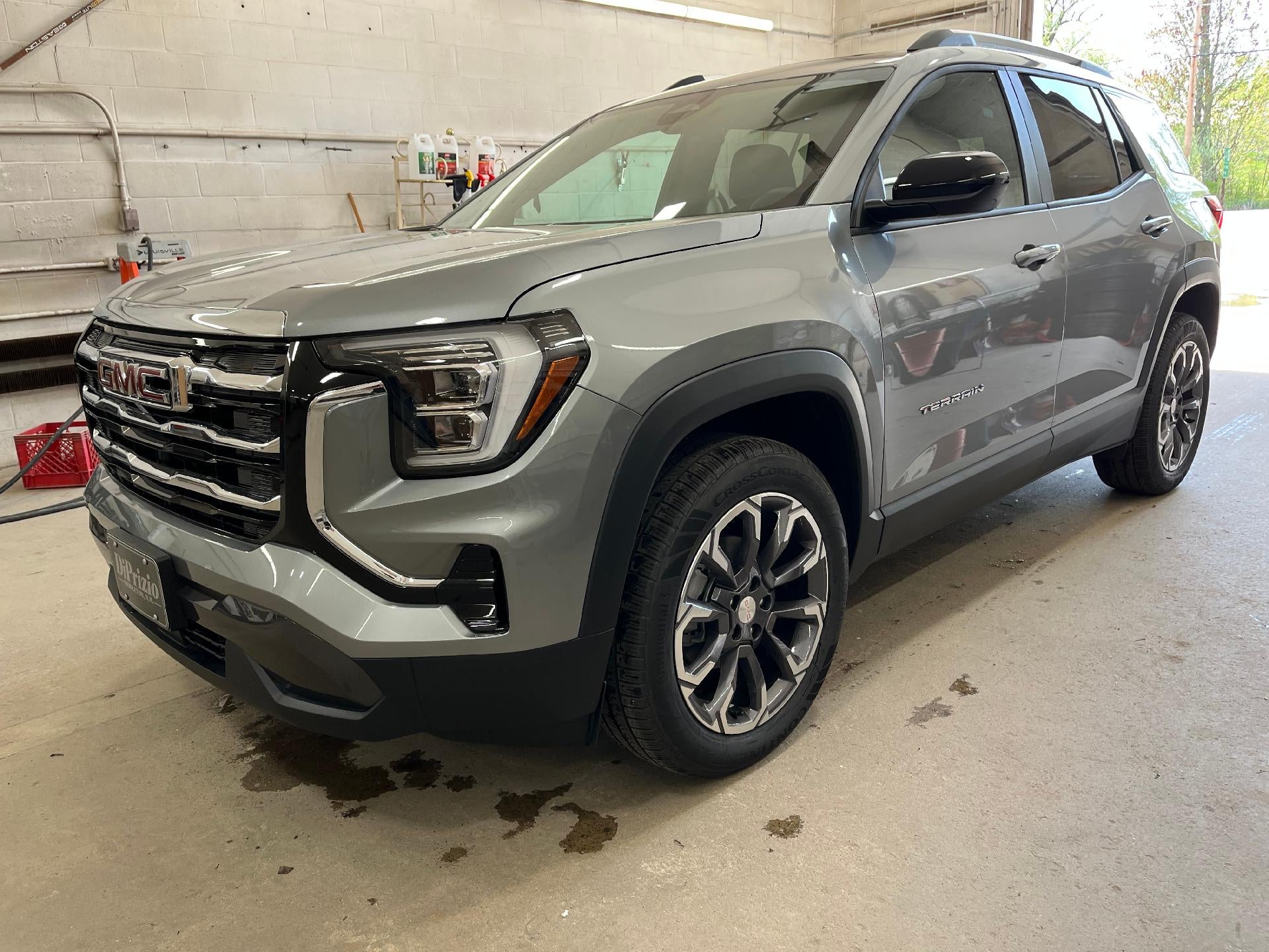 2026 GMC Terrain Elevation in Sterling Metallic — front three-quarter view